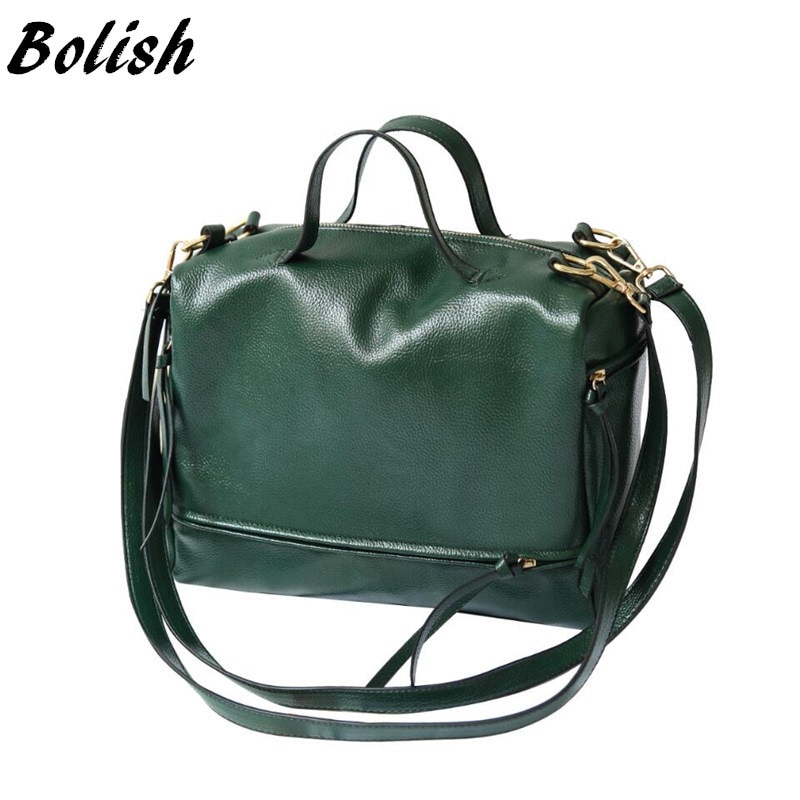 Bolish soft PU leather Women Handbag Larger capacity Crossbody Bag ...